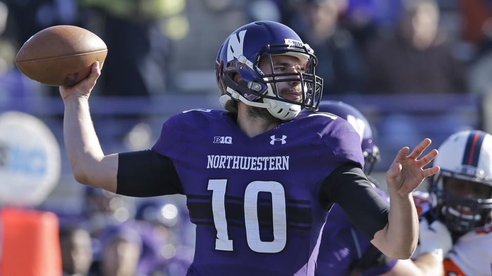 Zack Oliver's first career start resulted in five turnovers and a season-ending loss to Illinois. Photo credit: Nam Y. Huh/AP