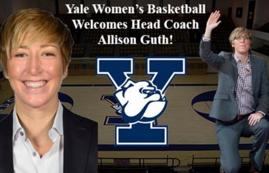 Allison Guth is leaving Northwestern to become head women's basketball coach at Yale. Photo credit: YaleWBB Instagram